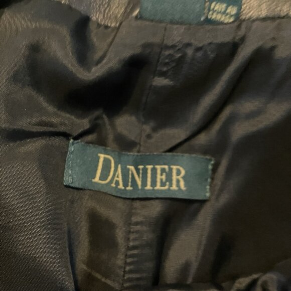 Y2K Danier Black Buttery Leather Pants Womens 6 2000s Vintage Goth High Waist - Picture 5 of 13